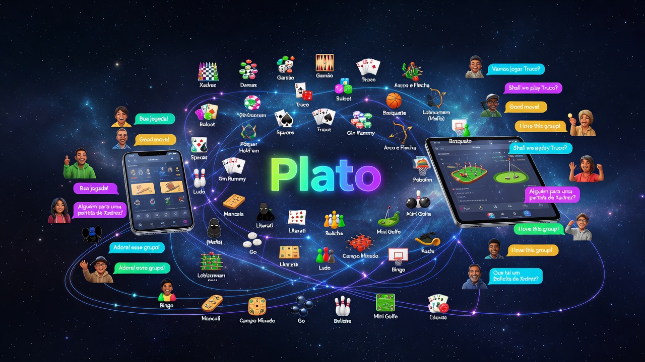 Plato Aposta na Fusão de Jogos e Bate-Papo Social