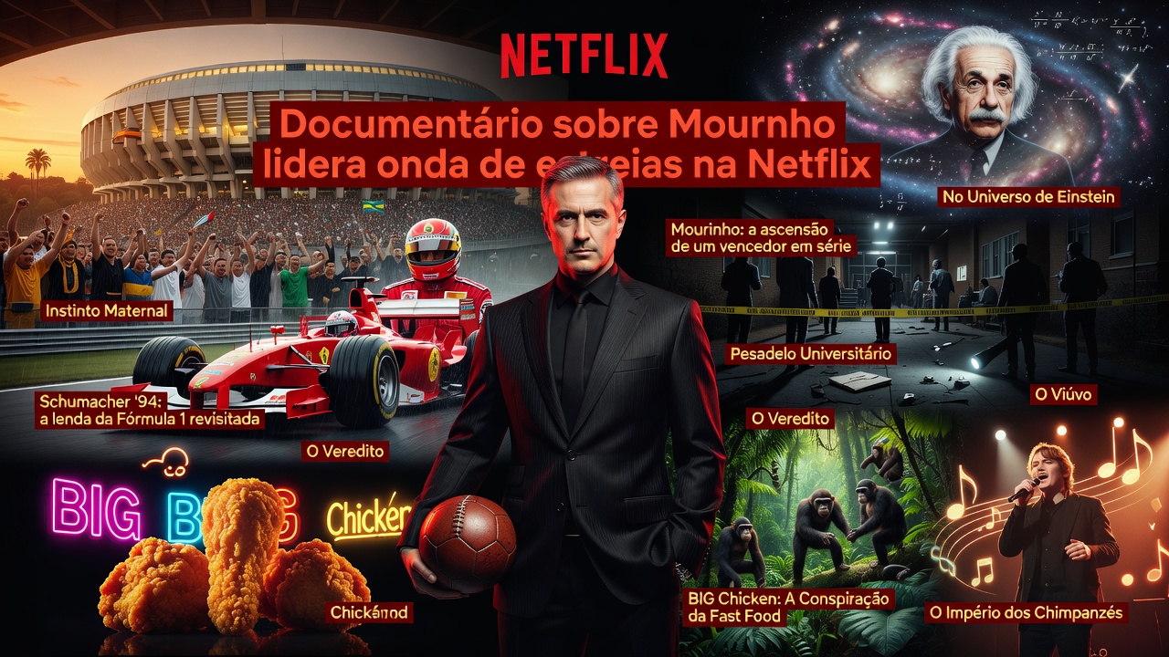 Documentário sobre Mourinho lidera onda de estreias na Netflix