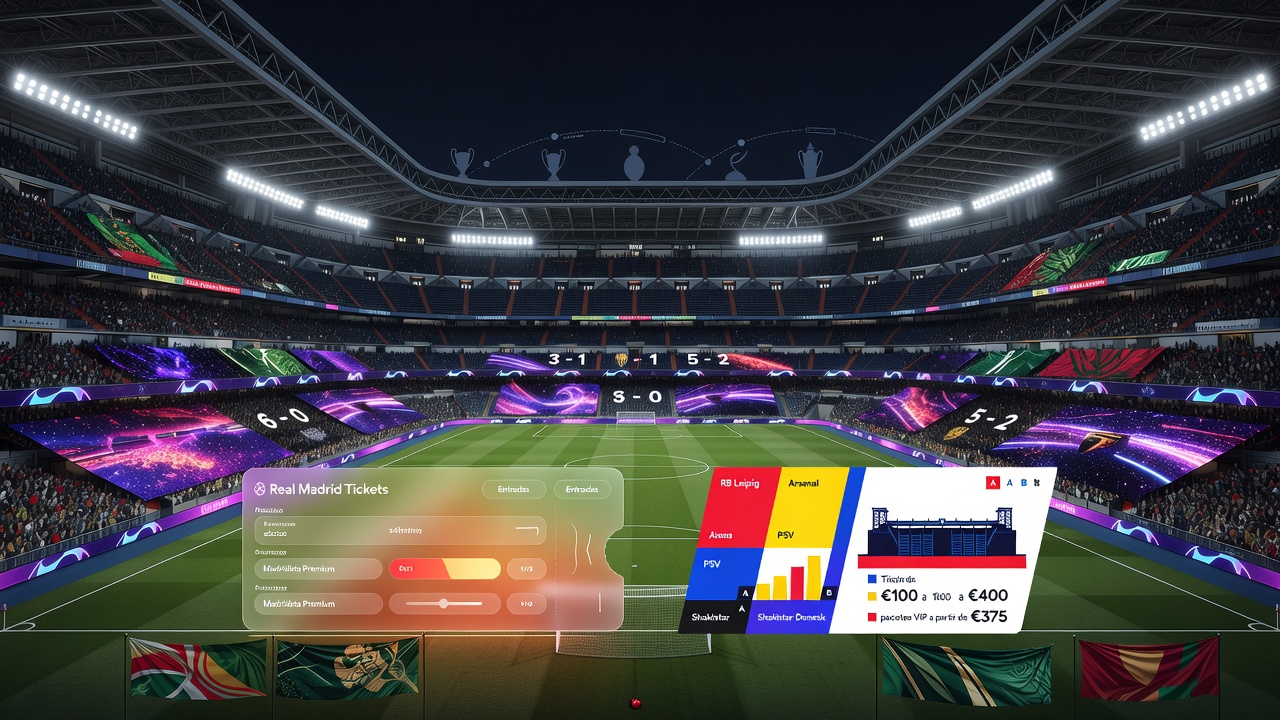 Real Madrid Busca Mais Glória Europeia e Abre Ingressos aos Torcedores