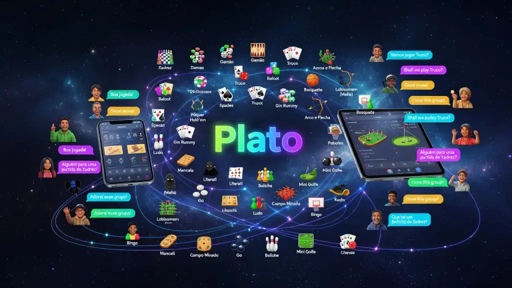 Plato Aposta na Fusão de Jogos e Bate-Papo Social